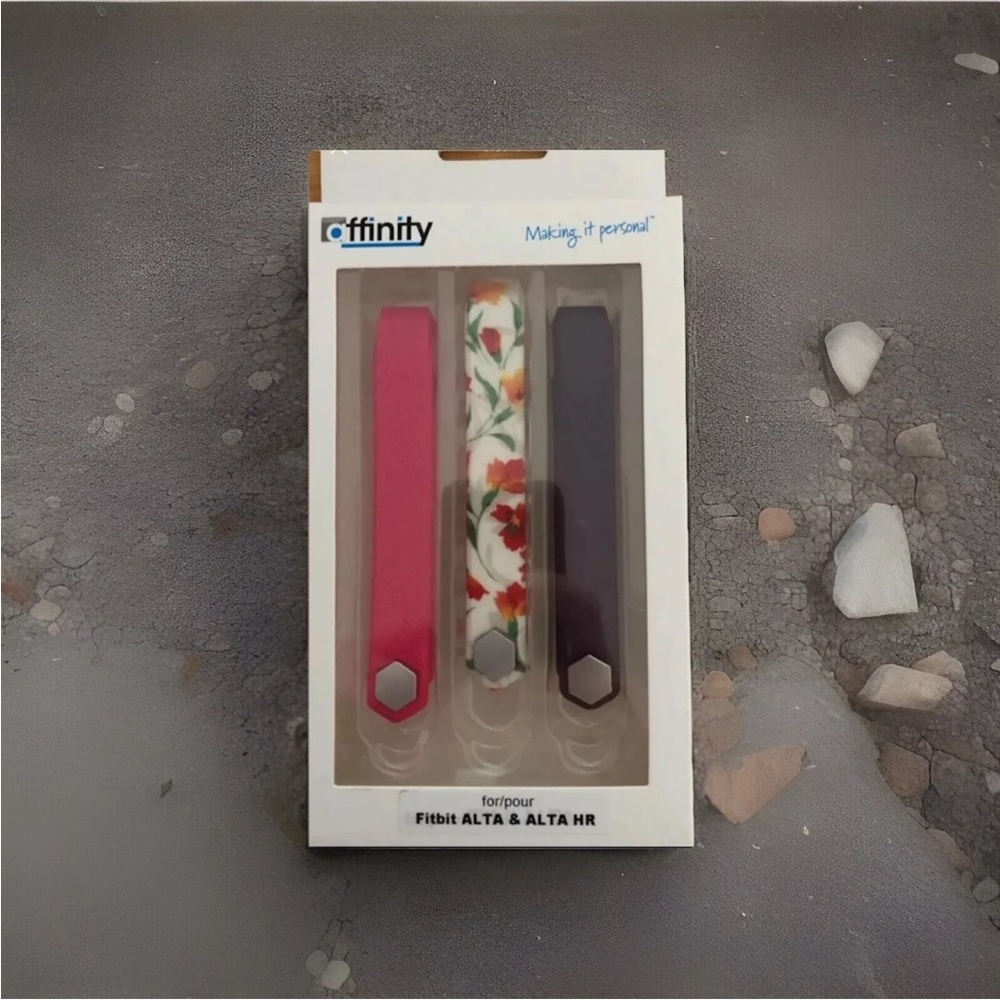 Affinity Fitbit Alta & Alta HR Bands - Pink, Floral, Black